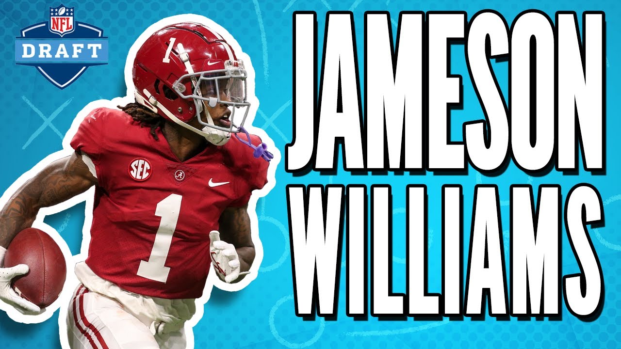 DEEP THREAT Jameson Williams is INSANELY quick WR Alabama NFL