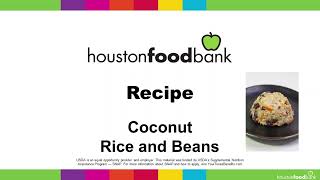 Coconut Rice and Beans by Houston Food Bank 46 views 1 year ago 1 minute, 7 seconds