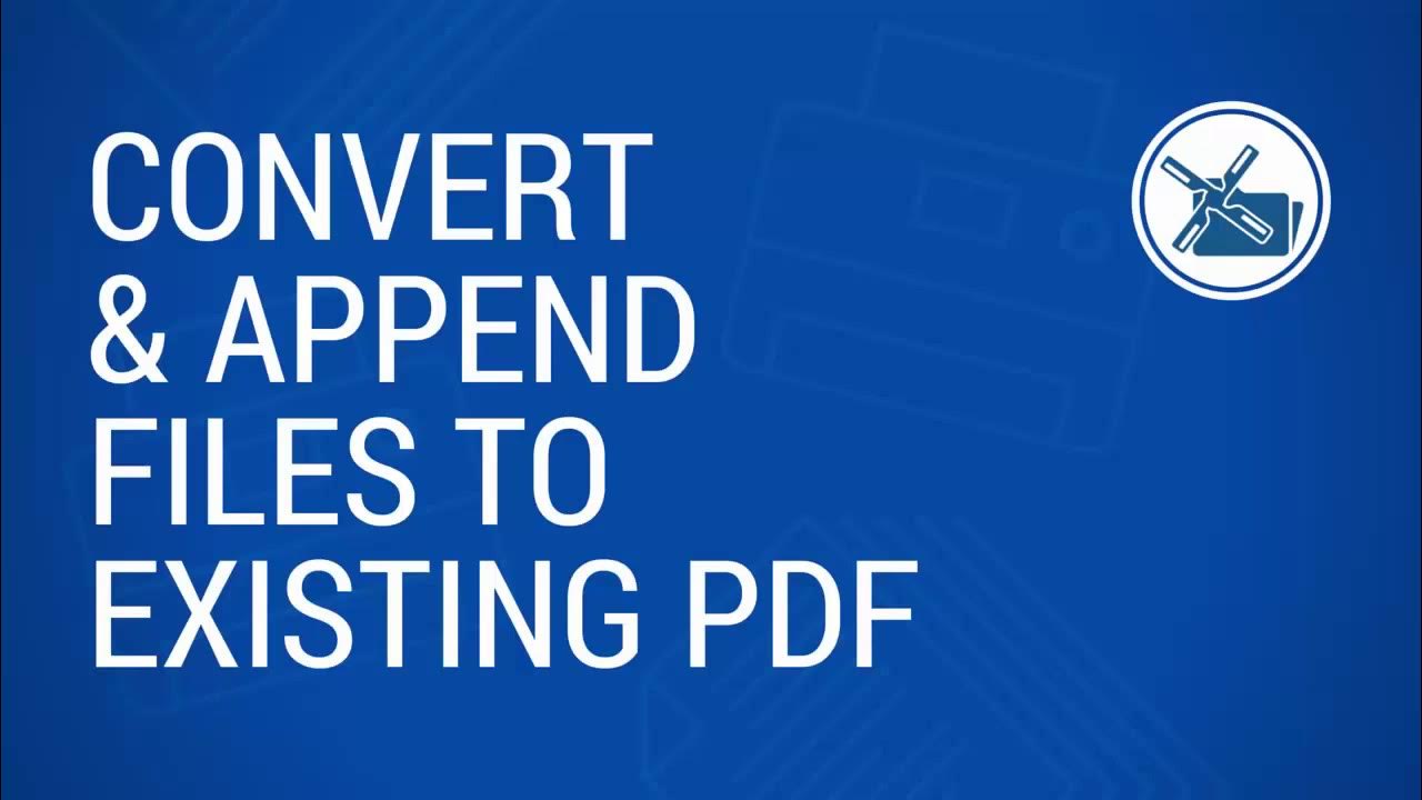 FolderMill How to convert multiple files to one pdf and append pages