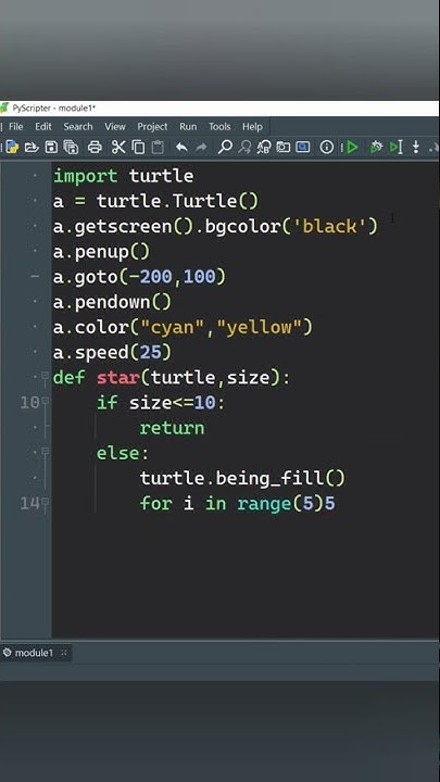 🤓Awesome Python turtle codes #shorts - YouTube