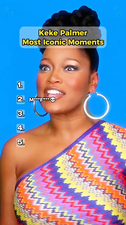 Keke Palmer Most Iconic Moments #KekePalmer #ranking