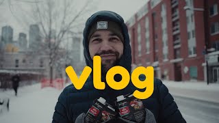 Nossa rotina morando em Montreal no Canadá | Vlog FDS | downtown, metrô, compras, neve