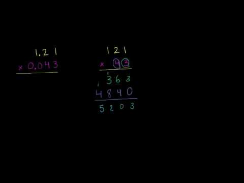 რთული ათწილადების გამრავლება