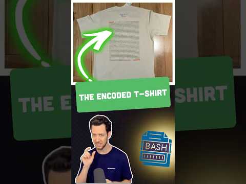 Aperçu de They Sold a Shirt That Literally Runs Code... #coding #uniqlo #programming