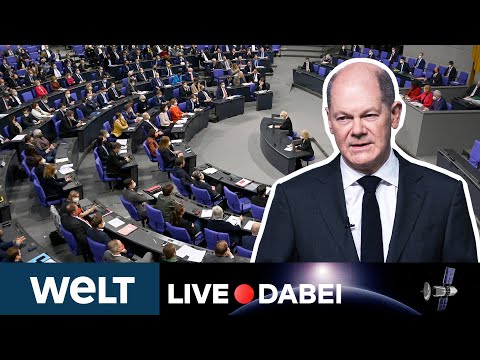 MACHTWECHSEL: Bundestag - Wahl von Olaf Scholz zum Bundeskanzler | WELT Live dabei