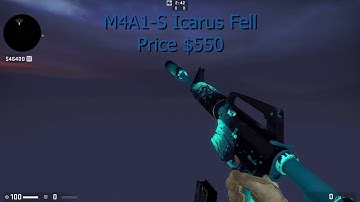 M4A1-S ICARUS FELL SHOWCASE