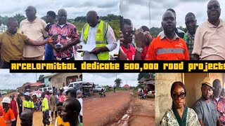 SHOCKING ArcelorMittal Dedicates US$500,000 Road Projects in Various Areas to Boost Transportation