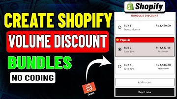 How To Create Discount Bundles in Shopify | Shopify Bundle Offers Tutorial 2025