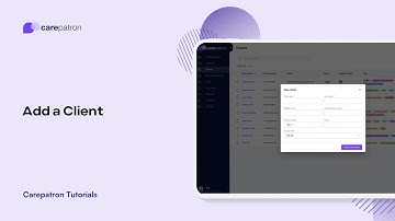 Carepatron Tutorial: Add a Client