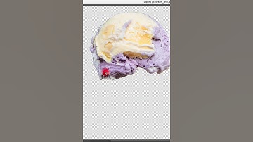 Using Photoshop Liquify to Add Ice Cream Drips #shorts