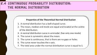 MAT097 Chapter 8 - 8.4 Normal Distribution (1of2)