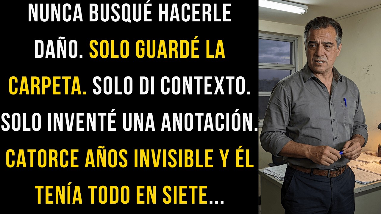 DENUNCIÉ A MI COLEGA EN SECRETO… Y ARRUINÉ ALGO DENTRO DE MÍ