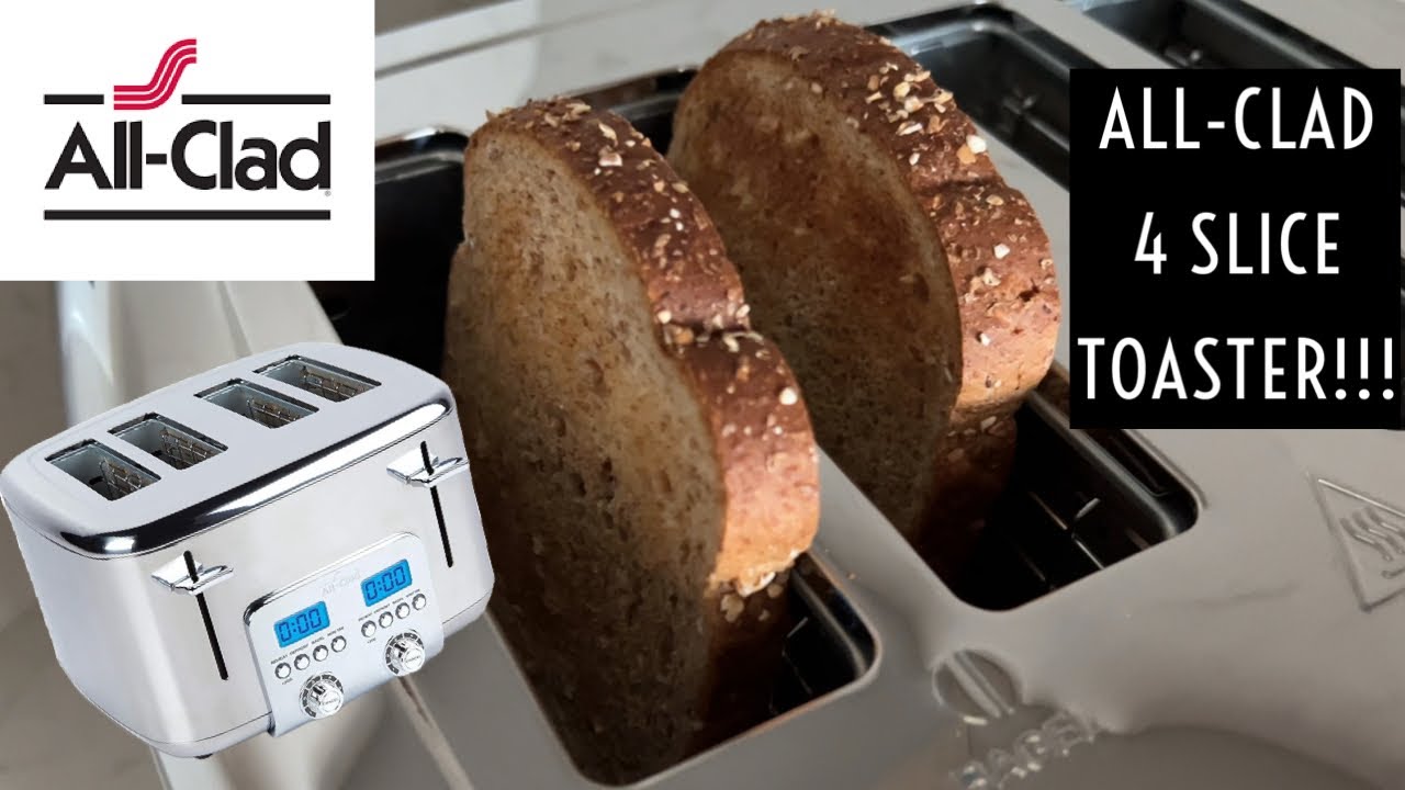 All-Clad 4 Slice Digital Stainless Steel Toaster 
