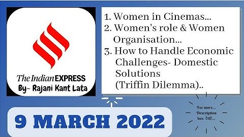 9 March 2022 | Gargi Classes Indian Express Editorial Analysis/Discussion | Rajani Kant Lata