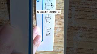 10 second artist challenge drawing ✍️🏻  #shorts #shortsfeed #art  #10secondschallenge #drawing