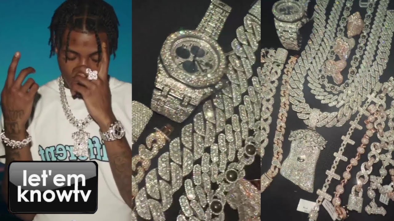 NBA Youngboy Dropped The Bag On This Crazy Set Of Jewelry & Wore It For His  Recent Video With Nicki👀 