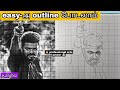  how to draw portrait outline  thalapathy leo drawing  professional arts ameer ameerartist