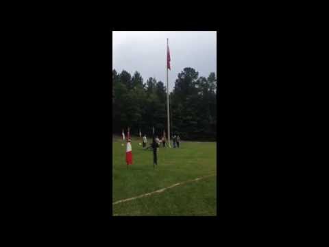 Flag raising and Dedication of Confederate Memorial Park. Hwy 331, Crenshaw County, AL May 24, 2015