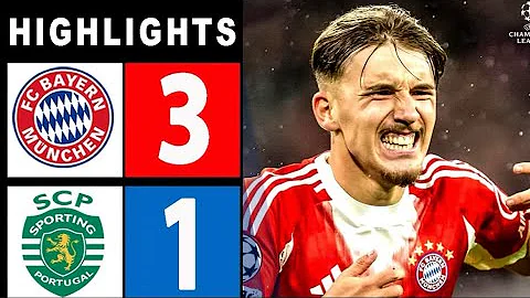 Bayern Munich vs Sporting Cp 3:1 Goals and Higlights 2025 | Lennart Karl Shines