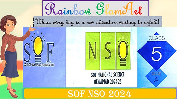 NSO 2024 | Class 5 | Set A | SOF | Science Olympiad #scienceolympiad #sofolympiad #nsoolympiad #nso