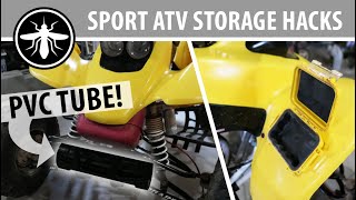 Sport ATV Storage Ideas & Solutions - 2001 Honda TRX 400EX - Pelican Case / PVC Tube / Gas Can by Legacy Craftworks 1,914 views 3 years ago 3 minutes, 20 seconds