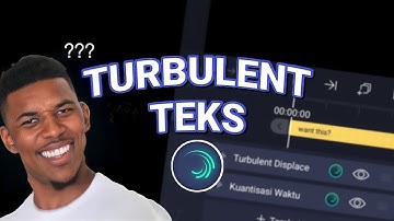 TURBULENT TEKS - TUTORIAL ALIGHT MOTION
