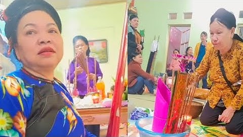 Then Hằng cùng con thớ hát then làm lễ, lễ pủ sang pang pủ dảo rất hay và ý nghĩa ngày 26/2/2023 Al