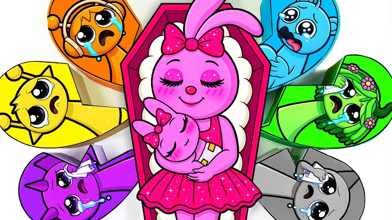 Paper DIY💖HELP PINKI SPRUNKI Couple Love BLIND BOX Unboxing | Pinki x Oren Coffin Box Blind Bag ASMR