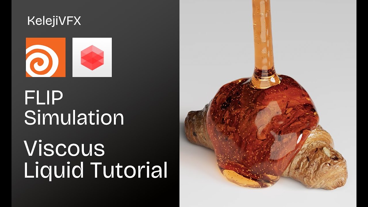 Flip Simulation Viscous Liquid Tutorial - YouTube