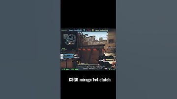 CSGO Mirage 1v4 clutch