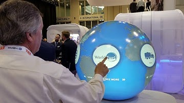 Projection Sphere with Touch Screen, 2