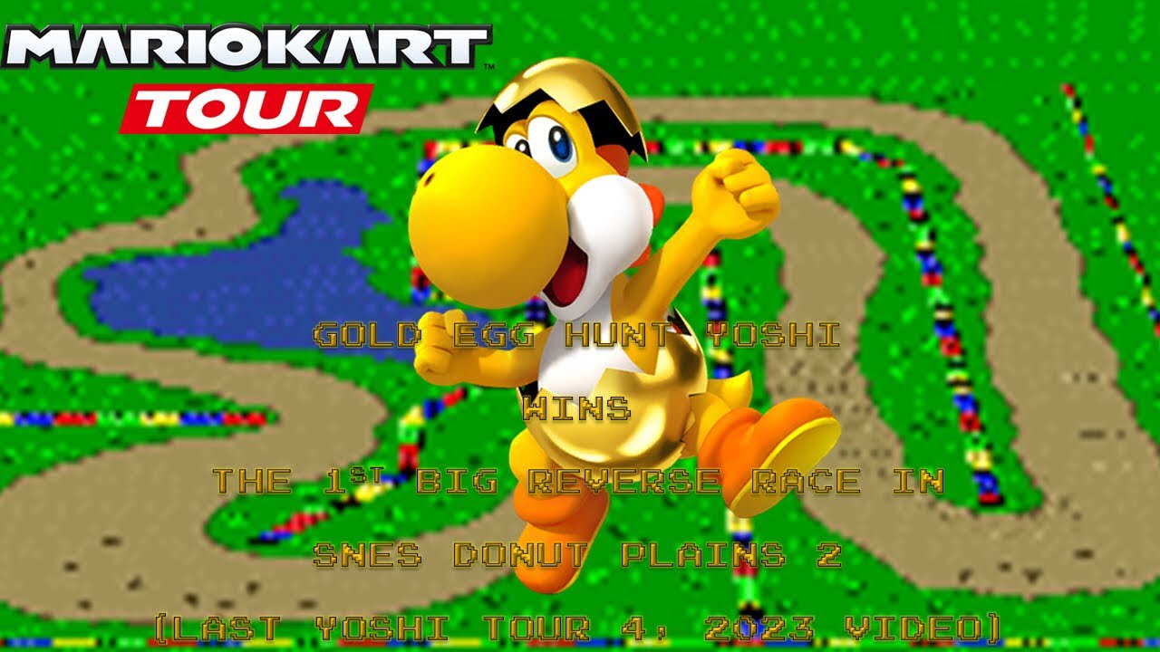 Gold Egg Hunt Yoshi Wins The 1st Big Reverse Race (Last Yoshi 2023 Tour