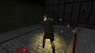 Half-Life 2 Beta Battle - Conscript vs Manhack/Combine Turret