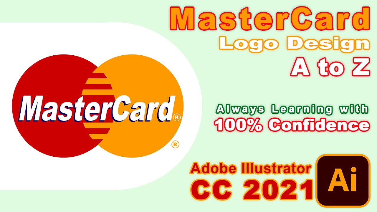 MasterCard Logo | Logo Design | Adobe Illustrator CC 2021 | MA Computer Technology