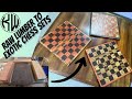 Building exotic wood chess sets from raw lumber  full journey