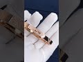 Authentic 18K Rose Gold Kelly Bracelet With Diamond
