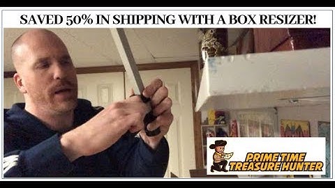 How I Saved 50% in Shipping Costs by Using a Box Resizer! Watch $10.54 go to $5.53!