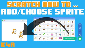 Scratch How To - Add/Choose a Sprite from Sprite Library