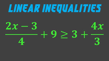 Ex 11 | Linear Inequalities | Linear Inequations In One Variable