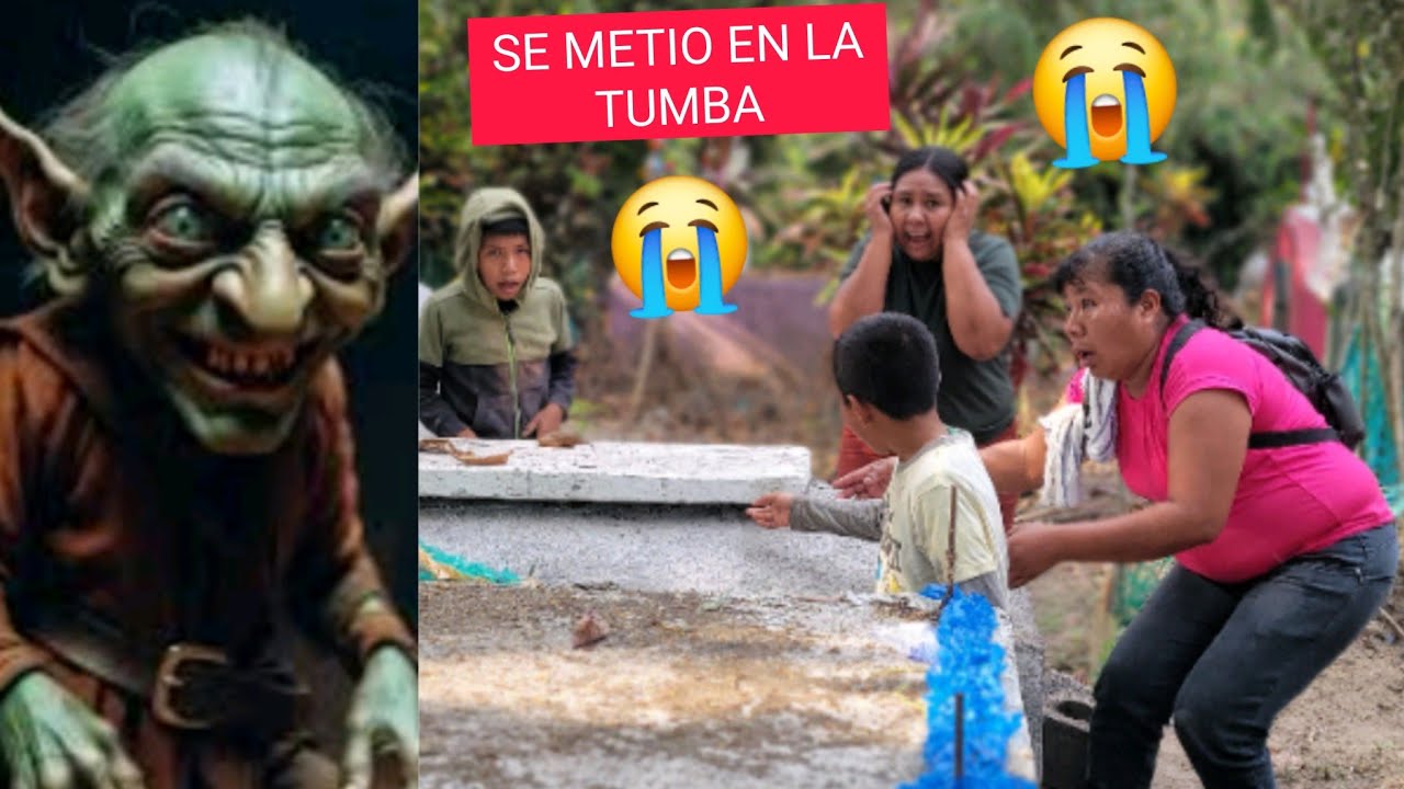 EL DUENDE M4ld1to Salio Huyendo Se Metió Adentro De Esta TUMBA😨 