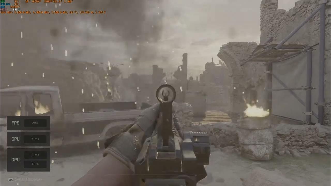 (Software x264) RTX 4090 + 13900KS MW2 In Game Benchmark 1440P DLSS