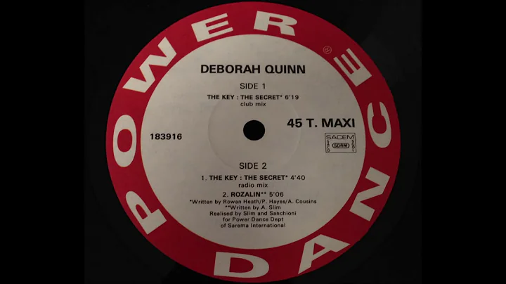 Deborah Quinn - The Key: The Secret