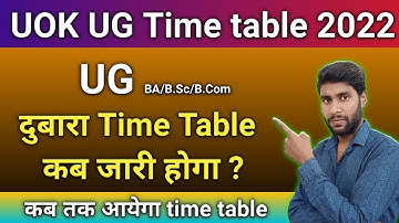 Kota University UG/PG Exam Date 2022 || Uok Time Table Kab aayega 2022 || UG Exam kab se start honge