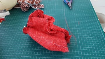 Part 3/3 How to cover the Puppet foam Head w/fabric- "Small overbite" Etsy Pattern