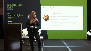 Hyperledger Foundation @blockchainexpo5235 with Sophia Lopez from Kaleido