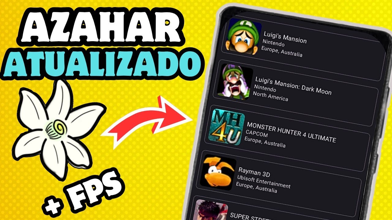 AZAHAR 3DS NOVA VERSÃO | VULKAN + SHADER CACHE MELHORANDO FPS - YouTube