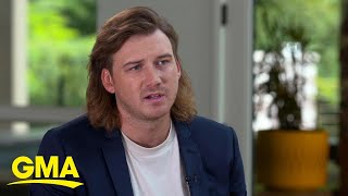 Morgan Wallen talks with Strahan after being caught on film saying a racial slur