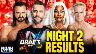 Who Won The Draft? WWE Draft 2024 Night 2 Results & Review!