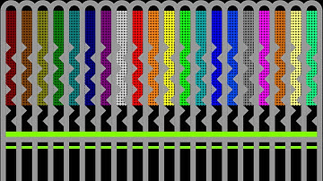 Mix & Seperate - The Team Marble Run Race ASRM 40 in Algodoo