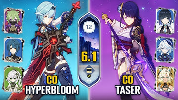 C0 Eula Hyperbloom & C0 Raiden Taser | Spiral Abyss Floor 12 | Genshin Impact